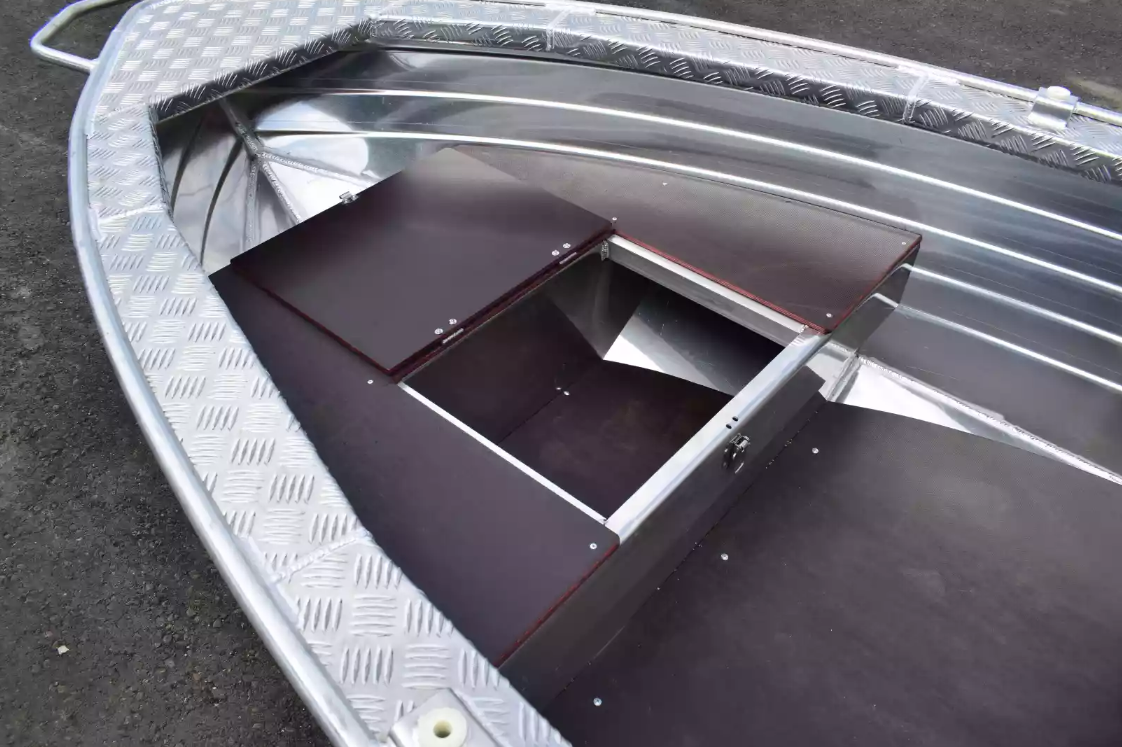 Алюминиевая лодка Wyatboat-390Р Увеличенный борт в Копейске