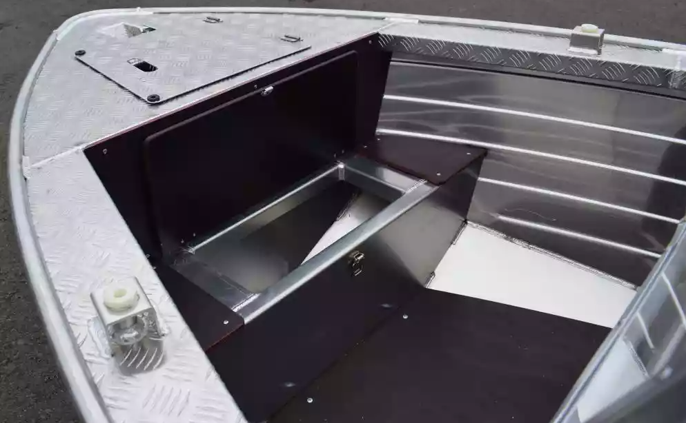 Алюминиевая лодка Wyatboat-390 DCM Увеличенный борт в Копейске