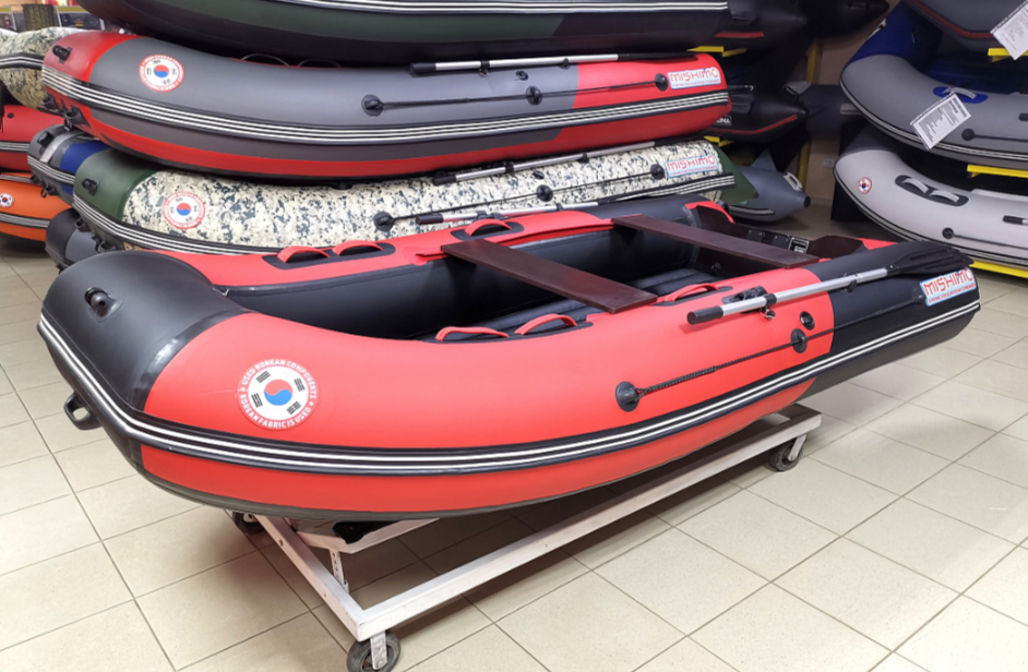 КОМПЛЕКТ Лодка MISHIMO PRO 350 + ЛОДОЧНЫЙ МОТОР MARLIN MP 9.9 (20) AMHS PRO в Копейске