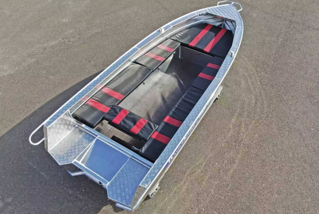Алюминиевая лодка Wyatboat-390РМ увеличенный борт в Копейске