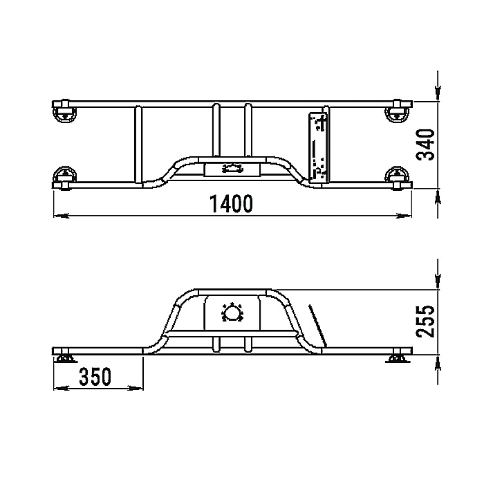 Стойка рулевая с бортовым креплением малая в Копейске