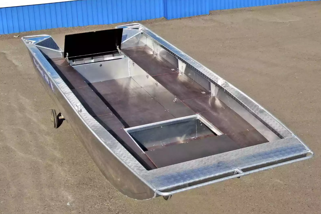 Алюминиевая лодка Wyatboat-490 Jonboat в Копейске