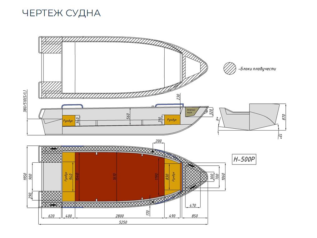 Алюминиевая лодка Неман-500 P в Копейске