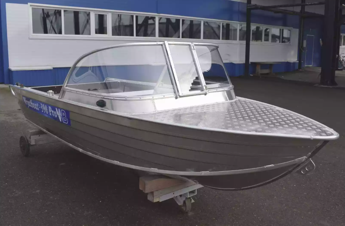 Алюминиевая лодка Wyatboat-390 Pro в Копейске