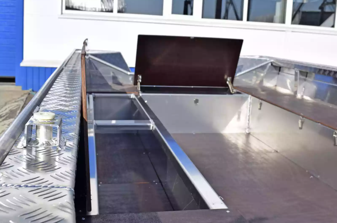 Алюминиевая лодка Wyatboat-490 Jonboat в Копейске