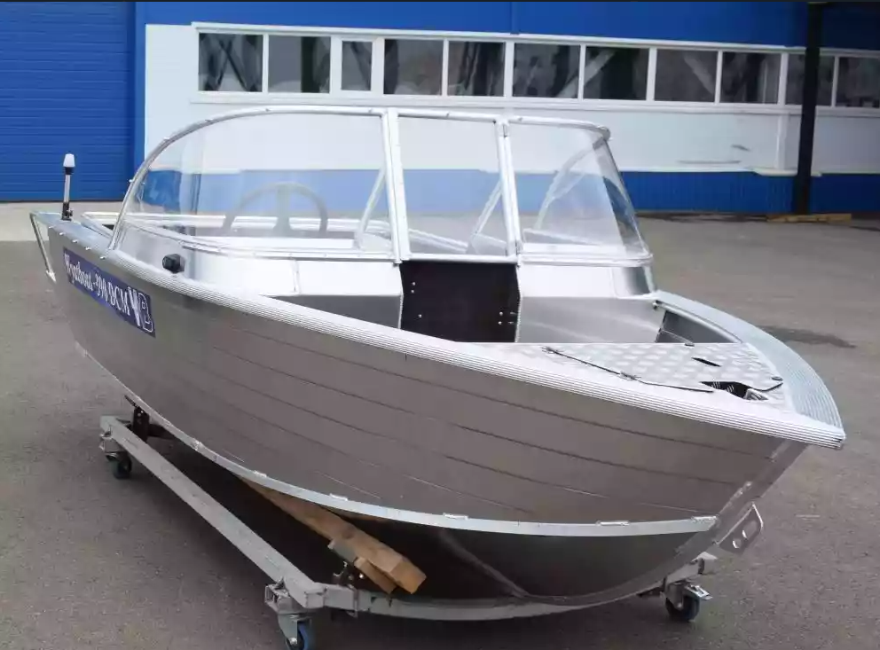 Алюминиевая лодка Wyatboat-390 DCM Увеличенный борт в Копейске