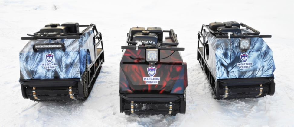 Мотобуксировщик Irondog (Железная собака) M500 20  Камуфляж Охотник в Копейске