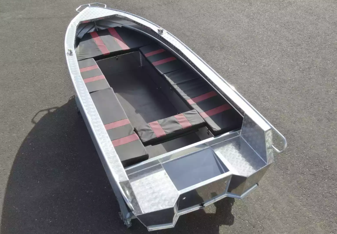 Алюминиевая лодка Wyatboat-390РМ увеличенный борт в Копейске