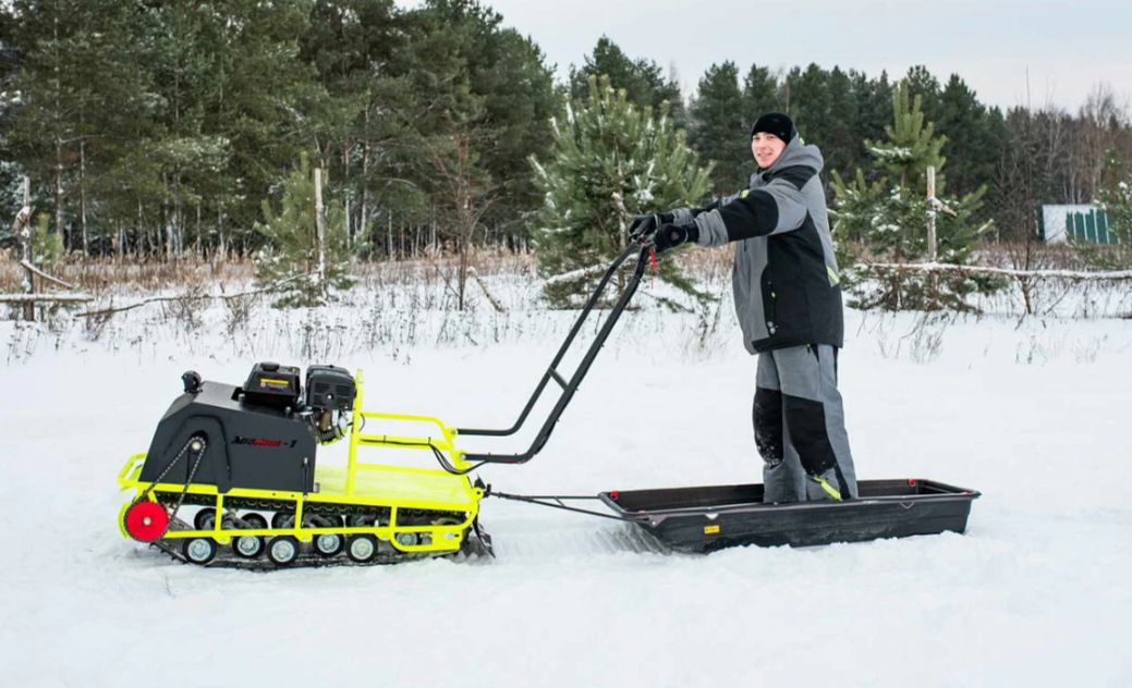 Мотобуксировщик Бурлак ХОЗЯИН-1 (капот ткань) в Копейске