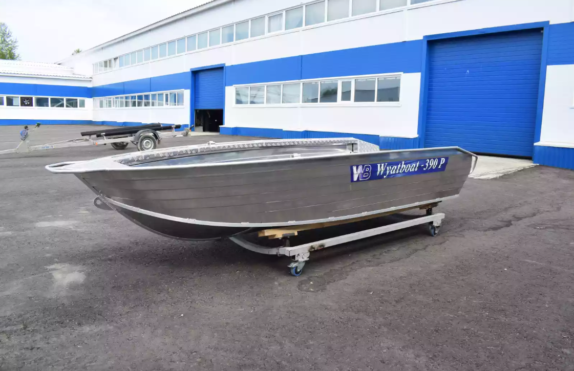 Алюминиевая лодка Wyatboat-390Р Увеличенный борт в Копейске