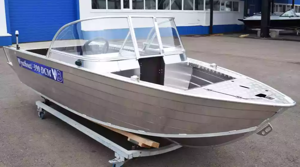 Алюминиевая лодка Wyatboat-390 DCM Увеличенный борт в Копейске