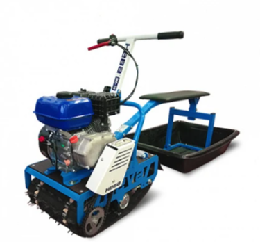 Мотобуксировщик НЕВА МС-1К с санями и сиденьем в Копейске