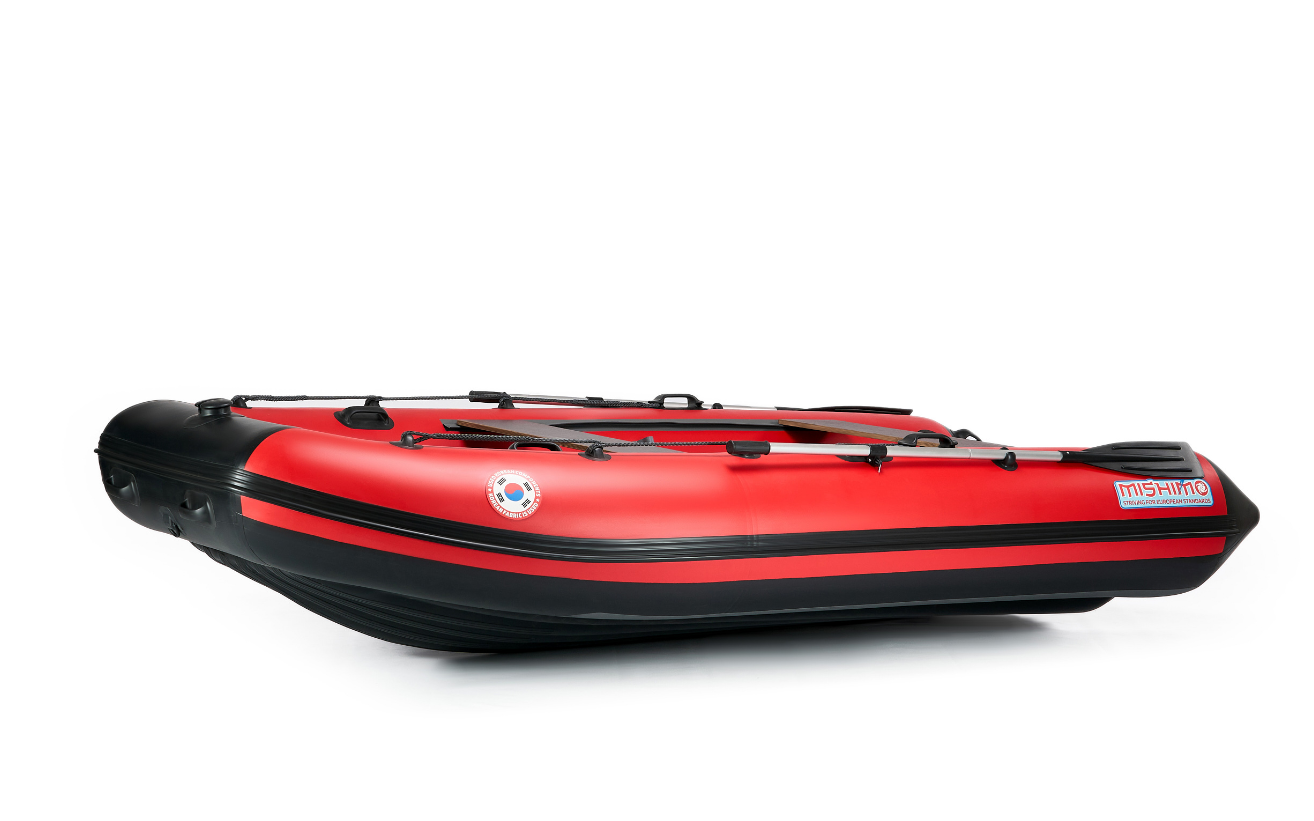 КОМПЛЕКТ ЛОДКА MISHIMO RAPID 380 PRO+ ЛОДОЧНЫЙ МОТОР MARLIN MP 9.9 (20) AMHS PROLINE FORCE в Копейске