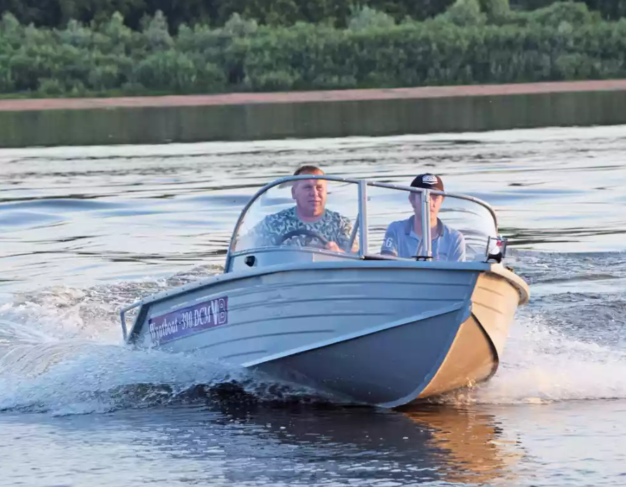 Алюминиевая лодка Wyatboat-390 DCM в Копейске