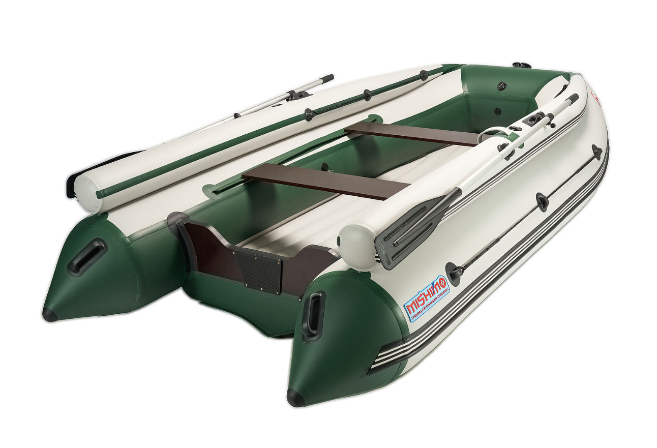 КОМПЛЕКТ ЛОДКА MISHIMO FAMILY LITE 370 + МОТОР MARLIN MP 9.9 AMHS PROLINE FORCE в Копейске