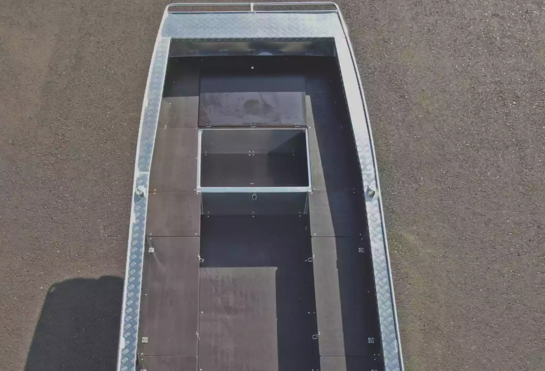 Алюминиевая лодка Wyatboat-490 Jonboat в Копейске