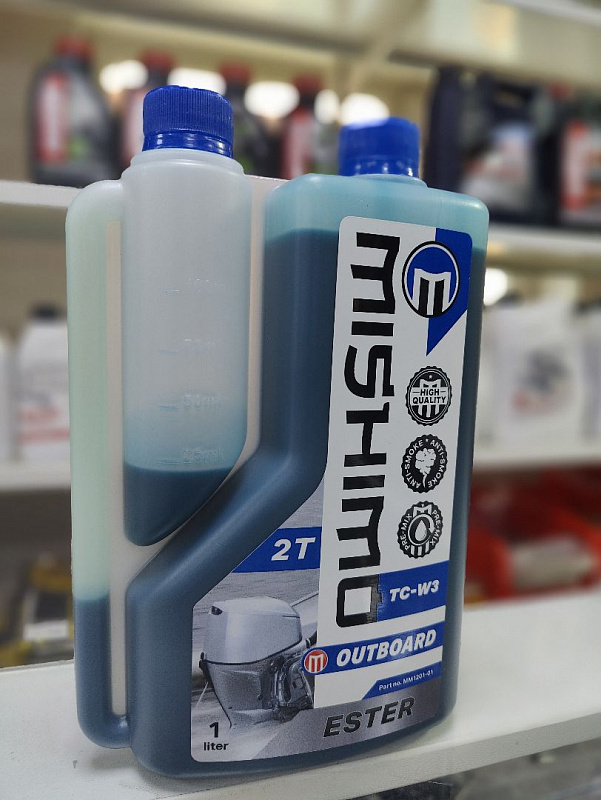 Масло MISHIMO 2T OUTBOARD (ESTER) полусинтетика 1 л в Копейске