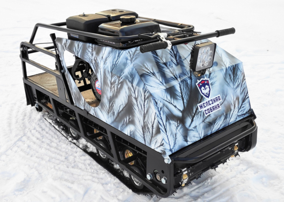 Мотобуксировщик Irondog (Железная собака) M500 20  Камуфляж Охотник в Копейске