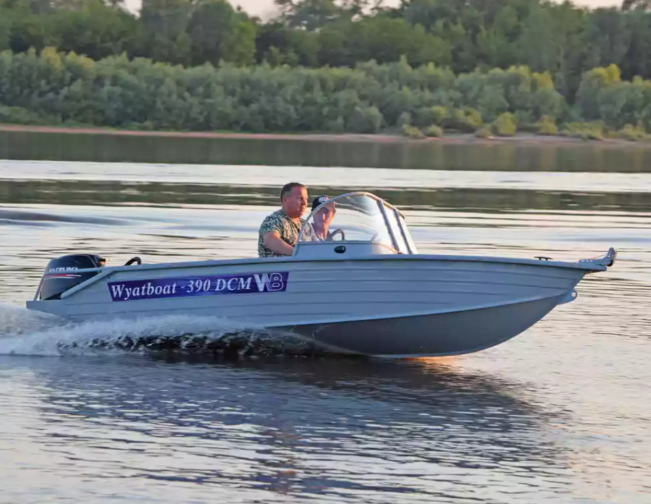 Алюминиевая лодка Wyatboat-390 DCM в Копейске