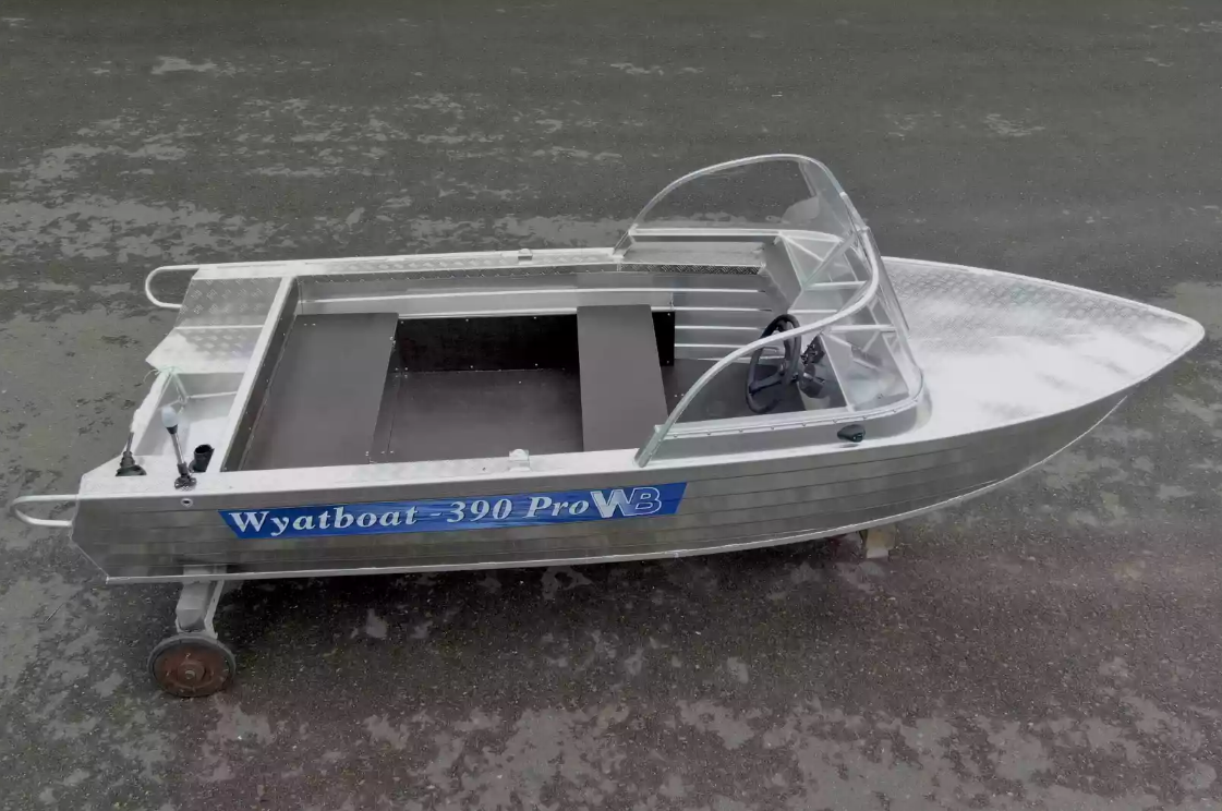 Алюминиевая лодка Wyatboat-390 Pro в Копейске