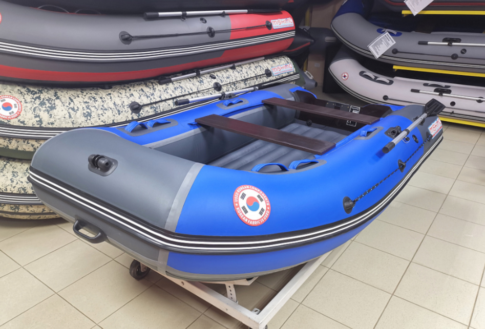 КОМПЛЕКТ Лодка MISHIMO PRO 350 + ЛОДОЧНЫЙ МОТОР MARLIN MP 9.9 (20) AMHS PRO в Копейске