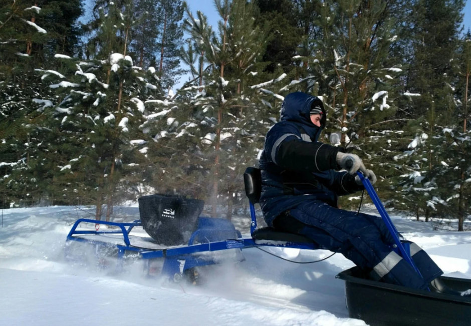 Мотобуксировщик толкач Альбатрос-XL8 с модулем. Без фары, тележки в Копейске