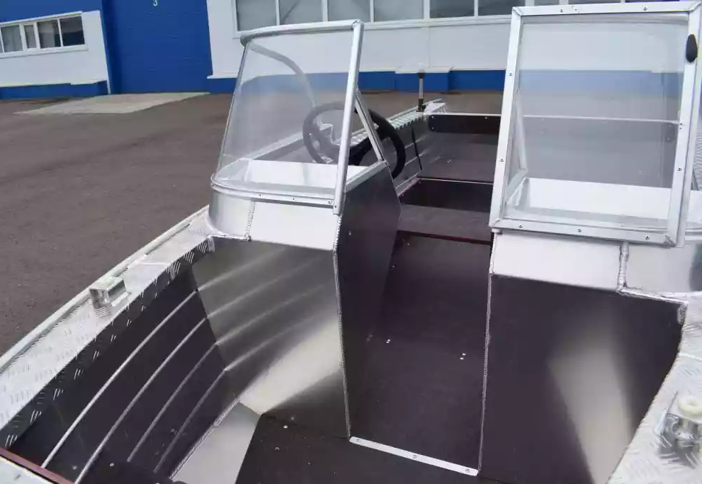 Алюминиевая лодка Wyatboat-390 DCM Увеличенный борт в Копейске