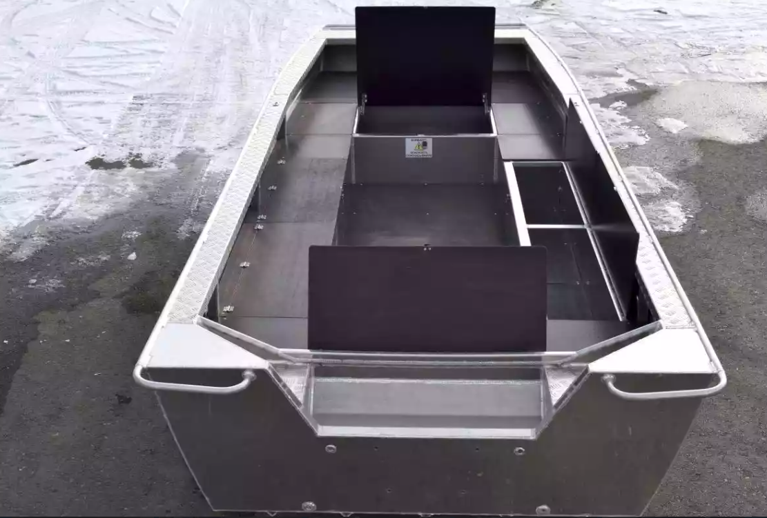 Алюминиевая лодка Wyatboat-490 Jonboat в Копейске