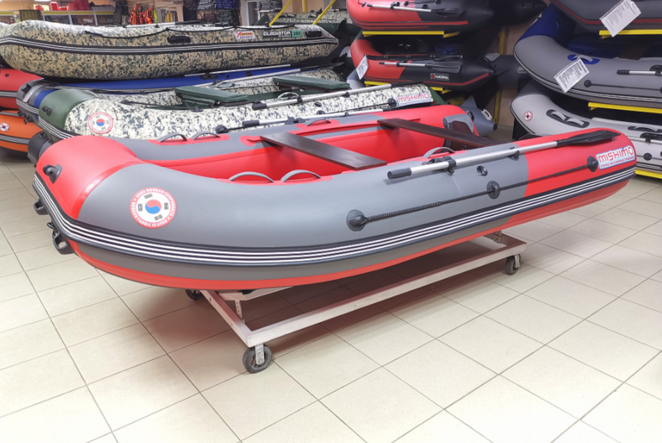 КОМПЛЕКТ Лодка MISHIMO PRO 350 + ЛОДОЧНЫЙ МОТОР MARLIN MP 9.9 (20) AMHS PRO в Копейске