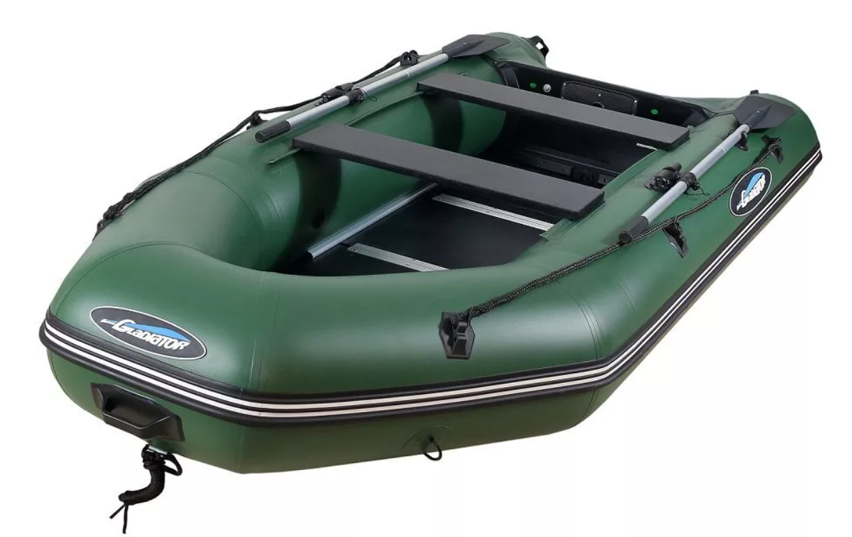 МОТОРНО-ГРЕБНАЯ ЛОДКА ПВХ GLADIATOR A 280 ТК С ФАНЕРНЫМ ДНОМ в Копейске