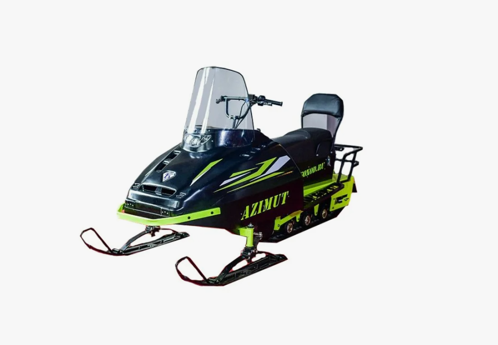 Миниснегоход Бурлак Азимут 20 л.с. , эл.запуск, реверс, тормоз гидравл, капот черный в Копейске