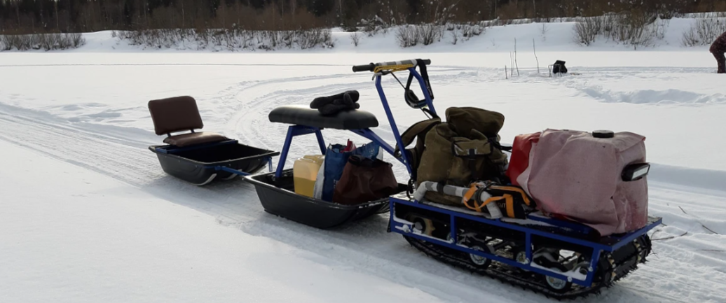 Мотобуксировщик Альбатрос-L 6.5 с фарой в Копейске