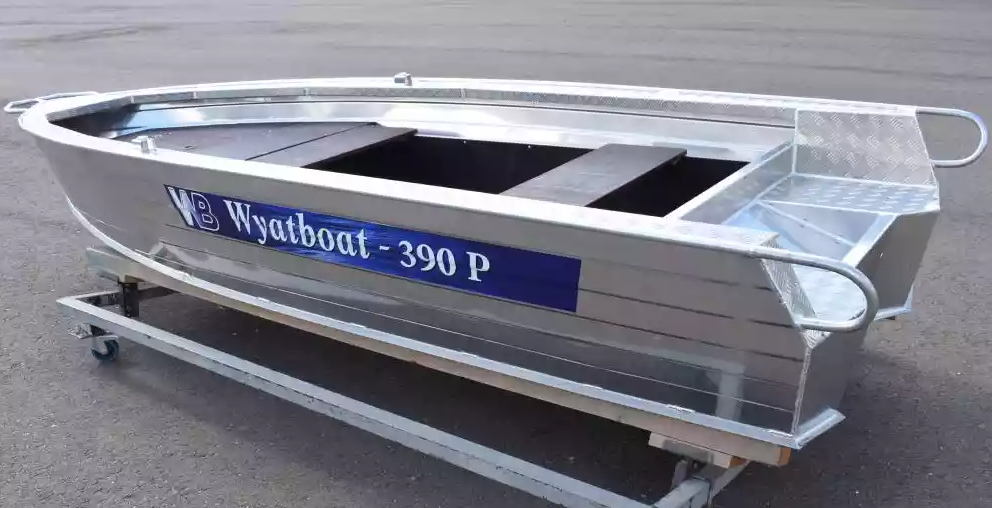 Алюминиевая лодка Wyatboat-390Р Fish в Копейске