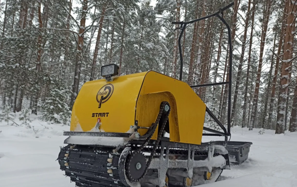 Мотобуксировщик РЫБАК СТАРТ Lifan 15 л.с. (металлический капот) в Копейске