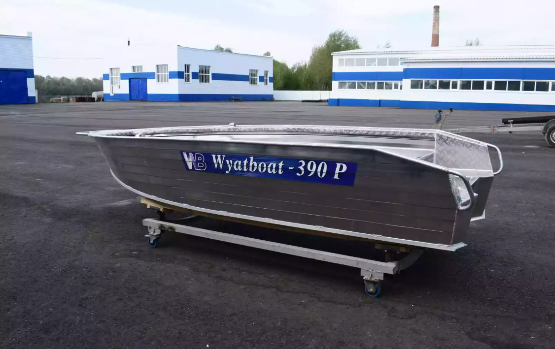 Алюминиевая лодка Wyatboat-390Р Увеличенный борт в Копейске