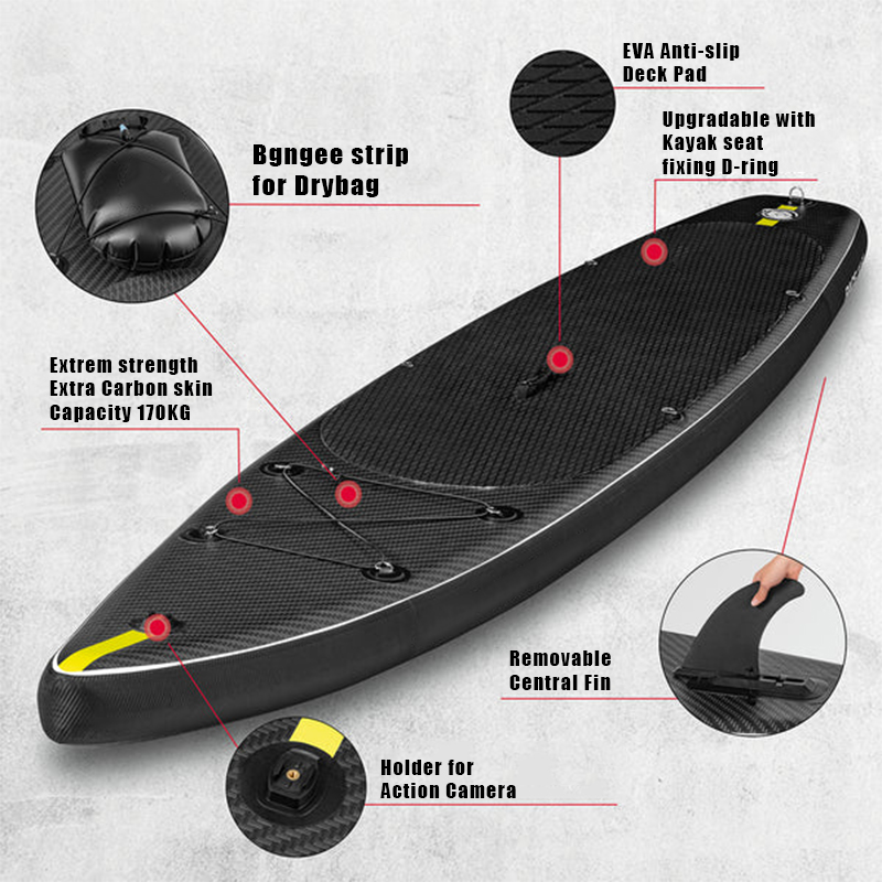 SUP (САП) ДОСКА MISHIMO CARBON DARKSIDE 10.6’ (325СМ) в Копейске