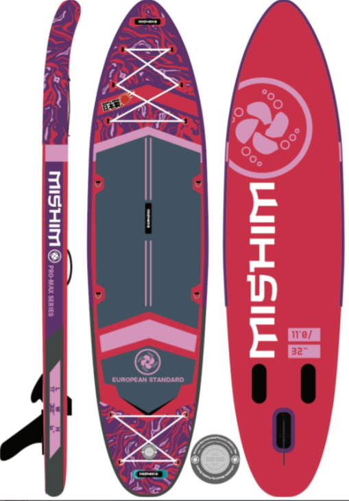 SUP (САП) Доска MISHIMO PRO-MAX Viva Magenta 10.8’ (330см) в Копейске