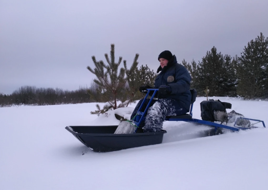 Мотобуксировщик толкач Альбатрос-XL8 с модулем. Без фары, тележки в Копейске