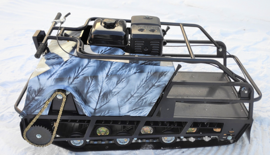 Мотобуксировщик Irondog (Железная собака) M500 20  Камуфляж Охотник в Копейске
