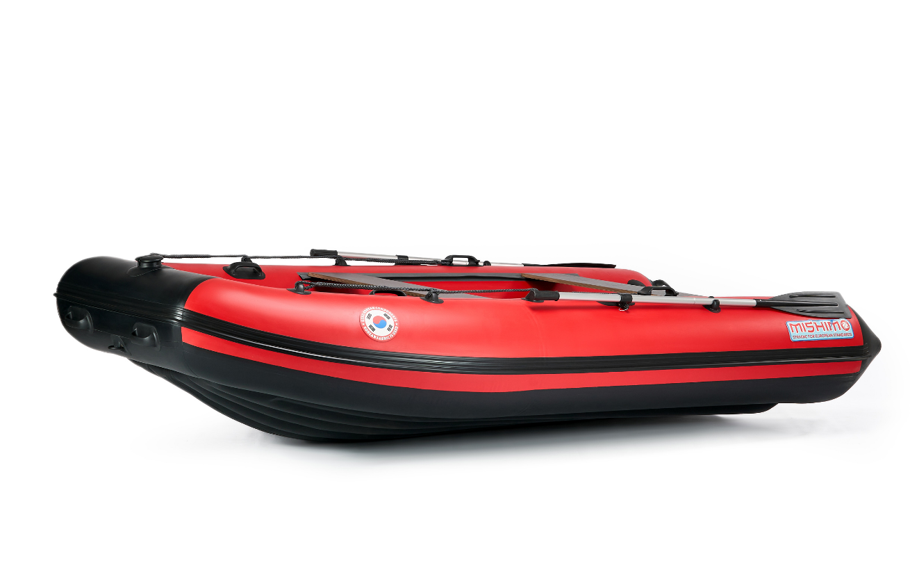 КОМПЛЕКТ ЛОДКА MISHIMO RAPID 380 + ЛОДОЧНЫЙ МОТОР MARLIN MP 9.9 (20) AMHS PROLINE FORCE в Копейске