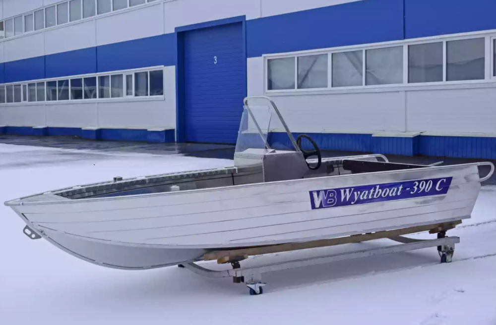 Алюминиевая лодка Wyatboat-390 C в Копейске