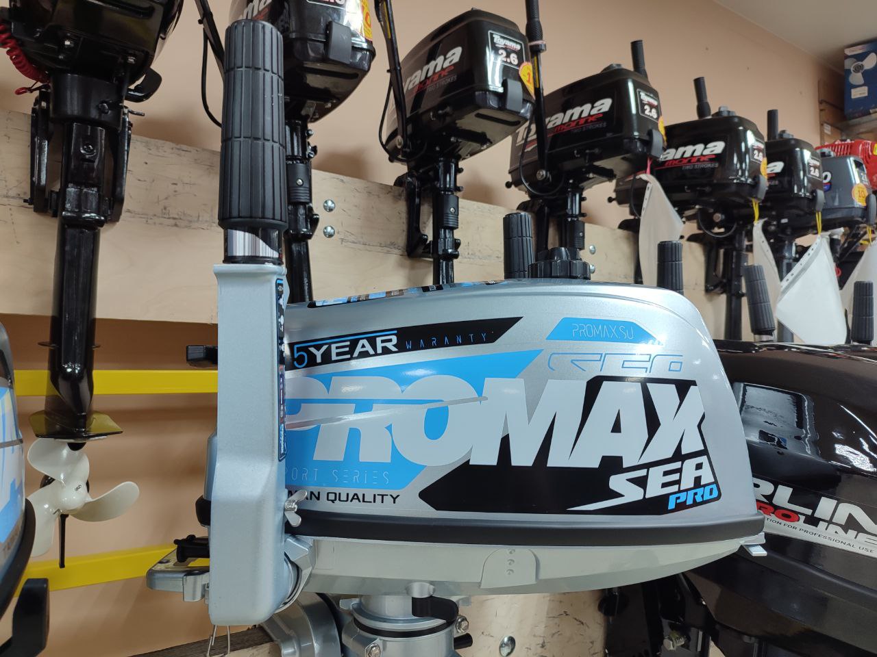 Лодочный мотор PROMAX SP5FHS (внешний бак 12 л) в Копейске