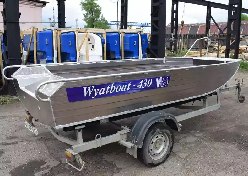 Алюминиевая лодка  Wyatboat-430 Master в Копейске