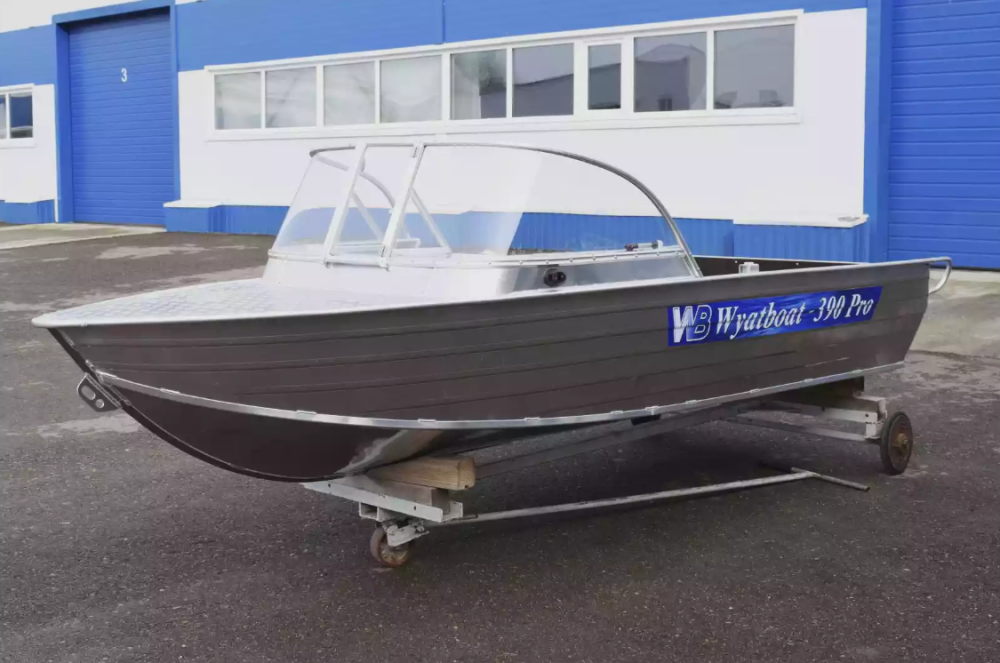 Алюминиевая лодка Wyatboat-390 Pro в Копейске