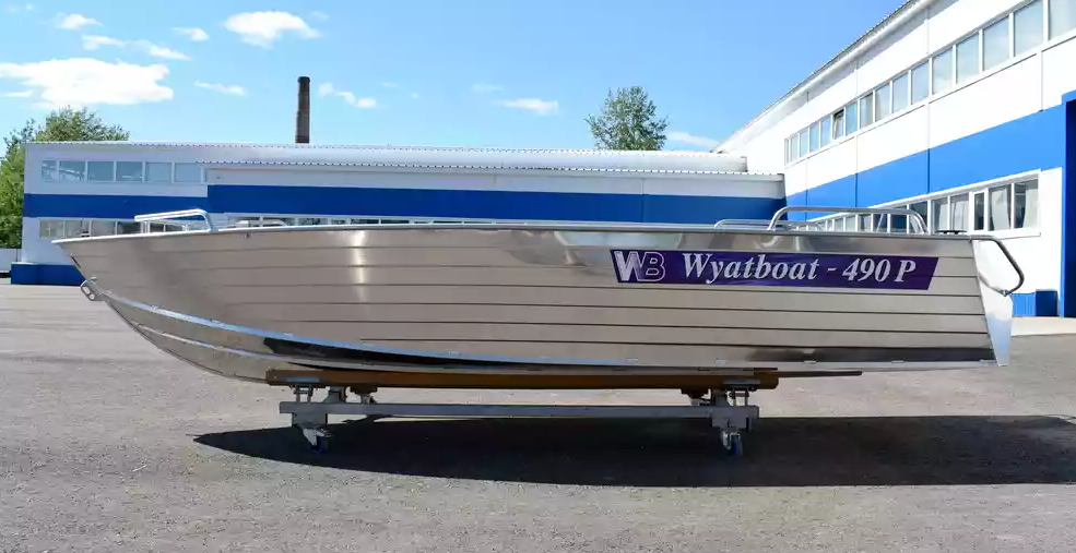 Алюминиевая лодка Wyatboat-490 P в Копейске