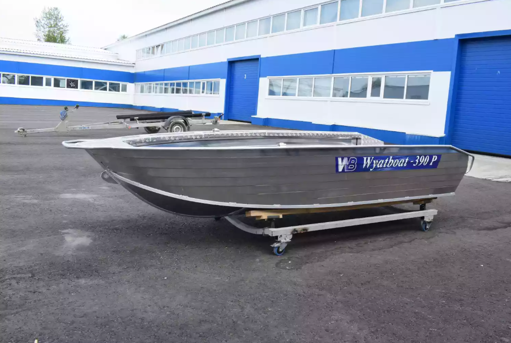 Алюминиевая лодка Wyatboat-390Р Увеличенный борт в Копейске