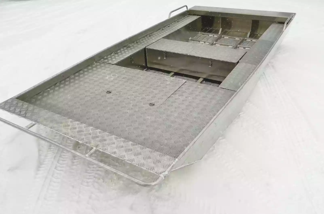 Алюминиевая лодка Wyatboat-390 Jonboat в Копейске