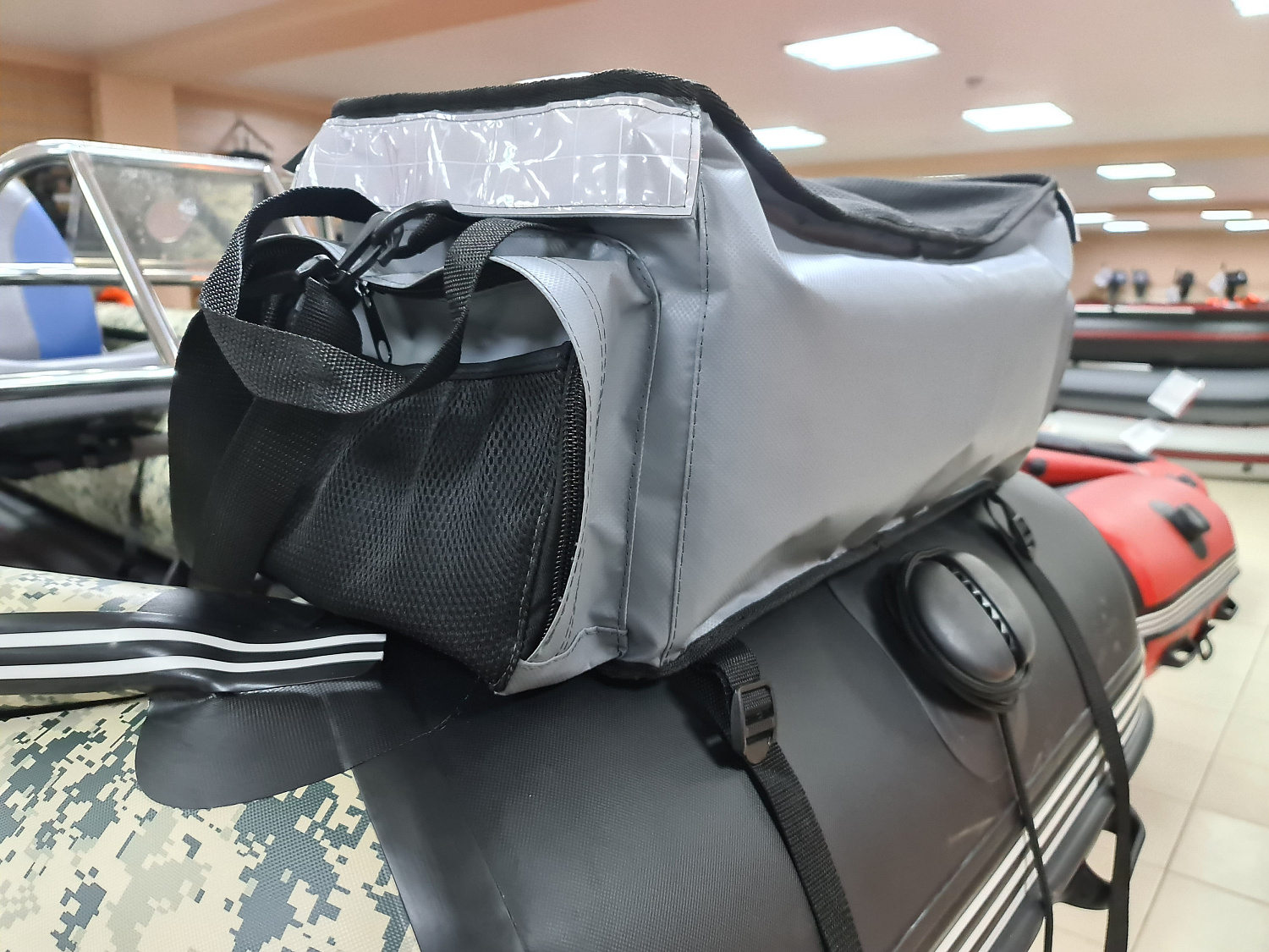 СУМКА ЛЮКС НА БАЛЛОН ДЛЯ ЛОДОК ПВХ 50Х25Х25 СМ в Копейске