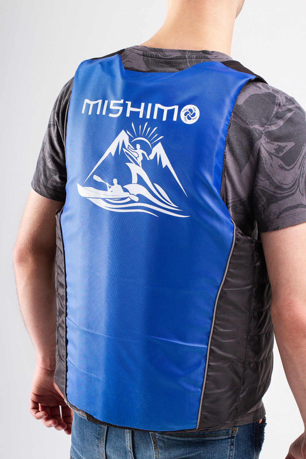 Жилет спасательный MISHIMO PRO Премиум качества Черно-синий в Копейске