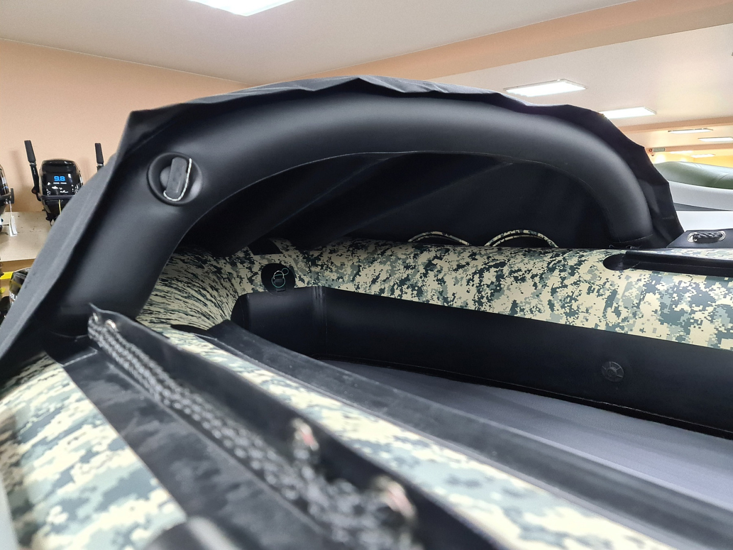 КОМПЛЕКТ НОСОВОГО ТЕНТА К ЛОДКЕ SMARINE AIR MAX 360 ЧЕРНЫЙ в Копейске